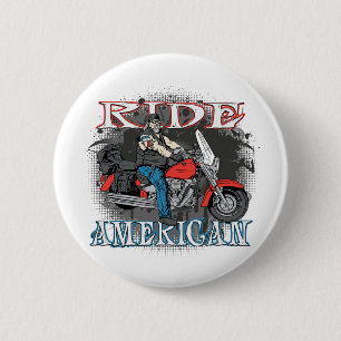 Ride American Ronde Button 5,7 Cm