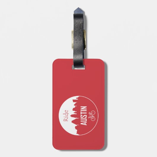 Ride Austin Bagagelabel (Achterkant verticaal)