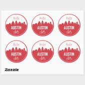 Ride Austin Ronde Sticker (Vel)