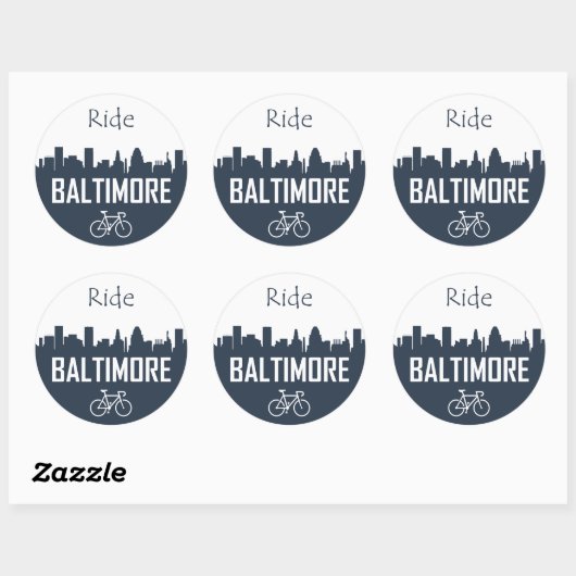 Ride Baltimore Ronde Sticker (Vel)