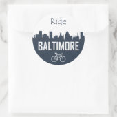 Ride Baltimore Ronde Sticker (Tas)