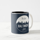 Ride Baltimore Tweekleurige Koffiemok (Voorkant rechts)