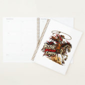 Ride Beyond Limits Skelet Cowboy Westers Ontwerp Planner (Display)