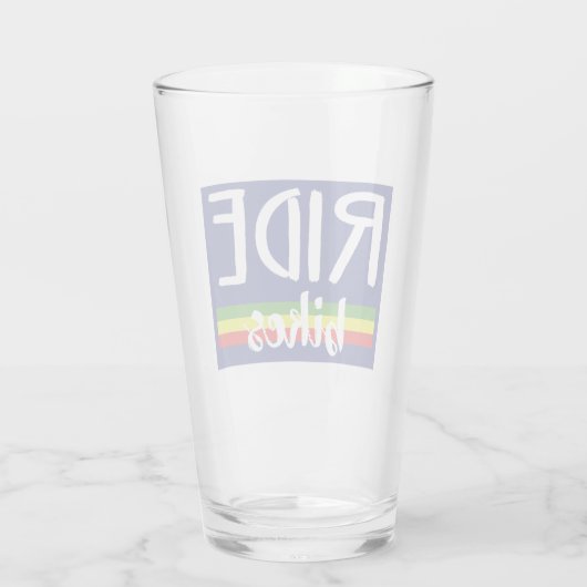 Ride Bikes Glas (Achterkant)