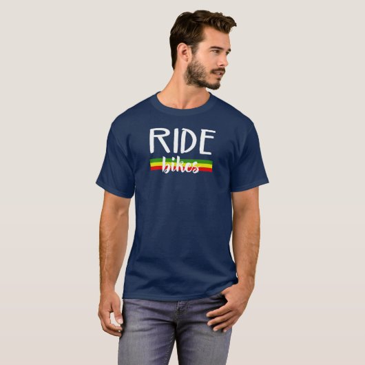 Ride Bikes T-shirt (Voorkant volledig)