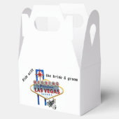 RIDE bride & groom Wedding Las Vegas Favor Box Bedankdoosjes (Geopend)
