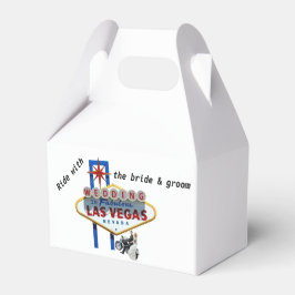 RIDE bride & groom Wedding Las Vegas Favor Box Bedankdoosjes