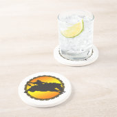 Ride Bronc Zandsteen Onderzetter (Zijkant)