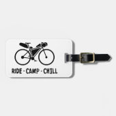 Ride Camp Chill Bikepacking Bagagelabel (Voorkant horizontaal)
