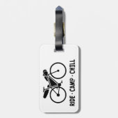 Ride Camp Chill Bikepacking Bagagelabel (Achterkant verticaal)