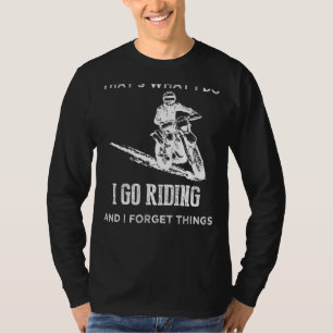 Ride & Chuckle: Funny Riding Slogan T-shirt - Dive