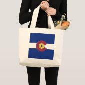 Ride Colorado (fietscassette) Grote Tote Bag (Voorkant (product))