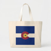 Ride Colorado (fietscassette) Grote Tote Bag (Voorkant)