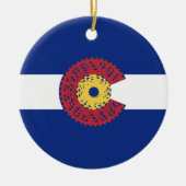 Ride Colorado (fietscassette) Keramisch Ornament (Voorkant)