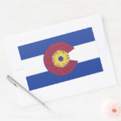 Ride Colorado (fietscassette) Rechthoekige Sticker (Envelop)