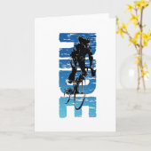 Ride -  cycli verticaal kaart (Gele Bloem)