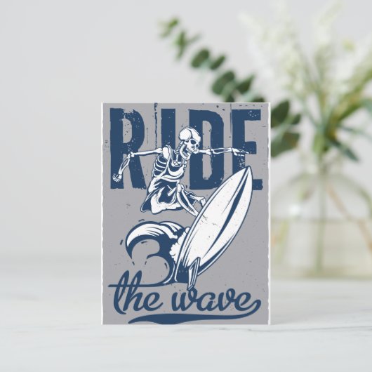 Ride de golf briefkaart (Staand voorkant)