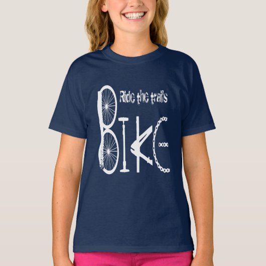 Ride de Graffiti van de Trails van de Tracks van d T-shirt (Voorkant)