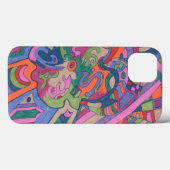 Ride de Groovy Rainbow, abstract Case-Mate iPhone Case (Achterkant (horizontaal))