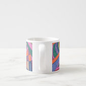 Ride de Groovy Rainbow, abstract Espresso Kop (Achterkant)