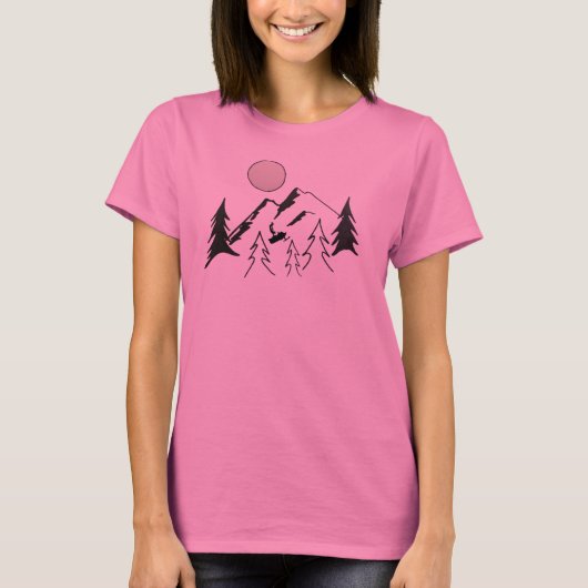 Ride de lijn van de Ridge T-shirt (Voorkant)