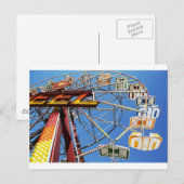 Ride de regenboog briefkaart (Voorkant / Achterkant)