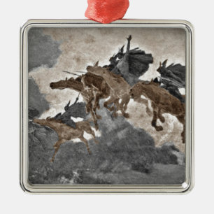 Ride de Valkyries Metalen Ornament