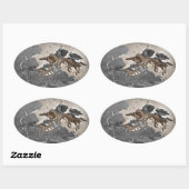 Ride de Valkyries Ovale Sticker (Vel)