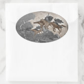 Ride de Valkyries Ovale Sticker (Tas)