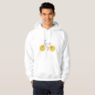 Ride de Vibes –Minimale Bicycle Grafische Tee Hood Hoodie
