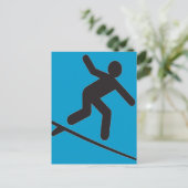 RIDE DE WAVE CARTOON BRIEFKAART (Staand voorkant)