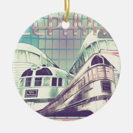 Ride de Zephyr Nostalgia 1949 Keramisch Ornament (Voorkant)