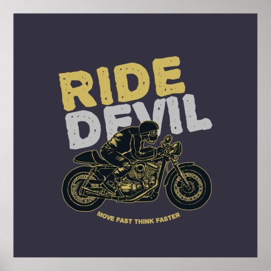 Ride Devil: Ga snel, denk sneller! Poster (Voorkant)