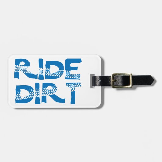 Ride Dirt Bagagelabel (Voorkant horizontaal)