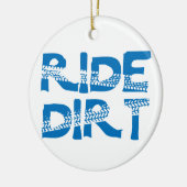 Ride Dirt Keramisch Ornament (Links)