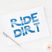 Ride Dirt Rechthoekige Sticker (Envelop)