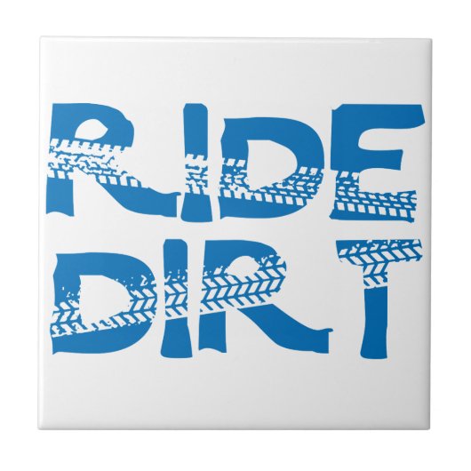 Ride Dirt Tegeltje (Voorkant)