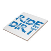 Ride Dirt Tegeltje (Zijkant)