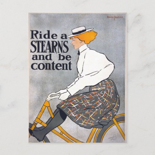 Ride een STEARNS & ben inhoud Poster van de Cyclu Briefkaart (Voorkant)