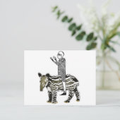 Ride em' tapir briefkaart (Staand voorkant)