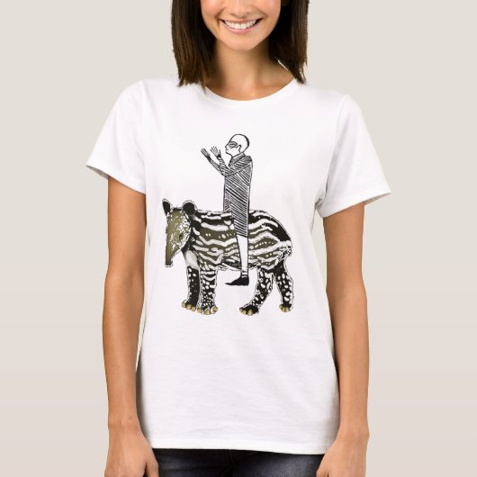 Ride em' tapir t-shirt (Voorkant)