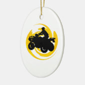 Ride en Grind Keramisch Ornament (Links)