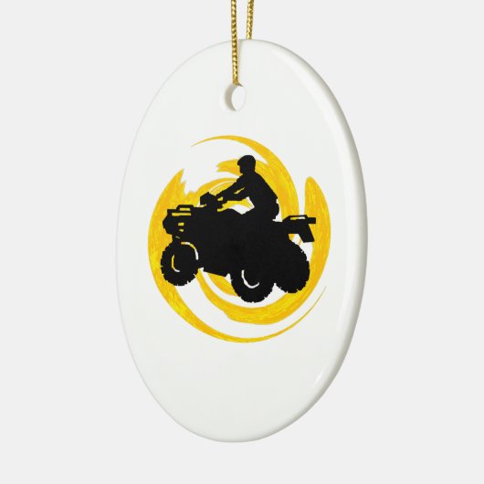 Ride en Grind Keramisch Ornament (Links)