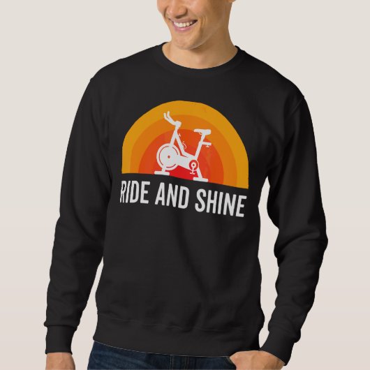 Ride en Shine Indoor Spinning klasse Workout Trui (Voorkant)