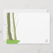 Ride Equestrian Invitation Kaart (Achterkant)