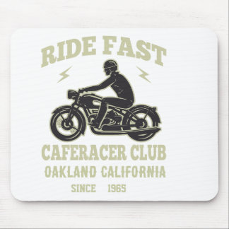 Ride Fast Cafe Racer Club Aangepast Muismat