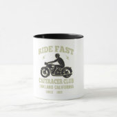 Ride Fast Cafe Racer Club Custom Mok (Midden)