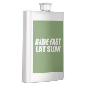 Ride Fast Eat Slow Heupfles (Rechts)