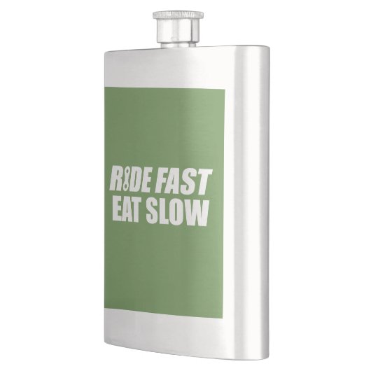 Ride Fast Eat Slow Heupfles (Links)