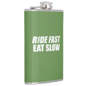 Ride Fast Eat Slow Heupfles (Rechts)